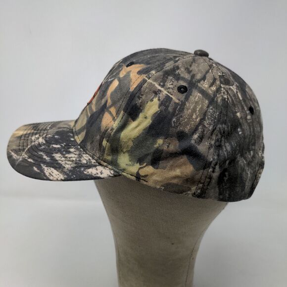 Unbranded Men's Basketball Camo Strapback Hat Green Adjustable Embroidered - Picture 5 of 10